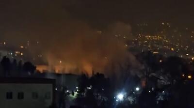  تصاویر آتش سوزی در ستاد مشترک ارتش؛ علت چه بود؟