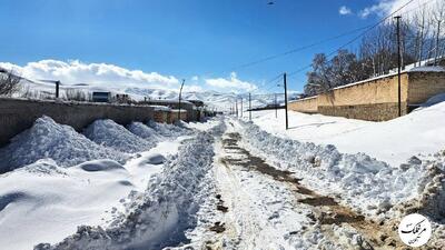  تصاویری از روستای برفی و زیبای مرغملک شهرکرد