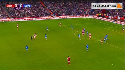  گل زیبای مارتین زوبیمندی به ساندرلند (آرسنال 1-0 ساندرلند)
