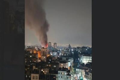  علت آتش سوزی امشب تهران چه بود؟