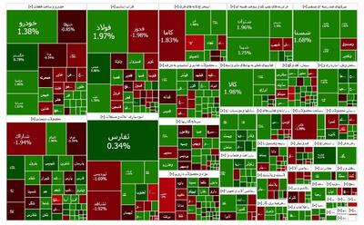  تالار شیشه‌ای سبز شد