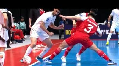 گل مردود فوتسال ایران به اندونزی