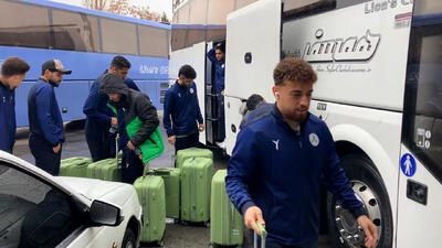  ورود دوتیم آلومینیوم - ذوب آهن به ورزشگاه