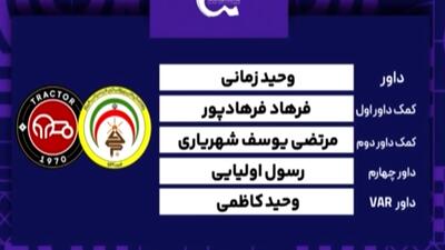  کارشناسی داوری فجر سپاسی - تراکتور