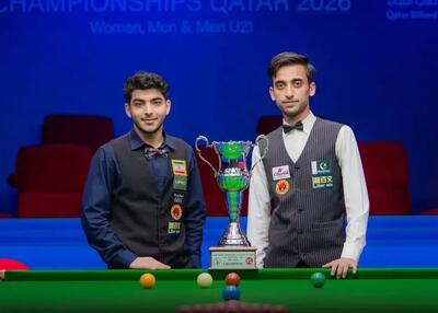  پدیده جدید اسنوکر ایران‌ دو مداله شد