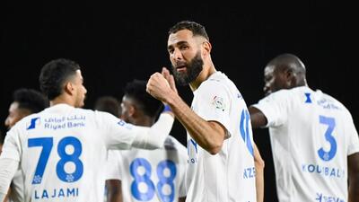  بنزما و هت‌تریکی بی نظیر در اولین بازی برای الهلال!