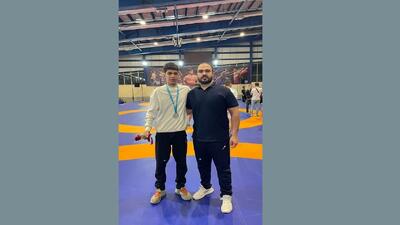  درخشش نقره کشوری بر گردن کشتی گیر نوجوان قمی