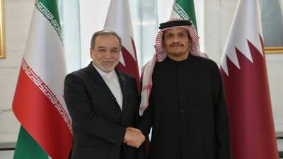  عراقچی با وزیر امور خارجه قطر دیدار کرد