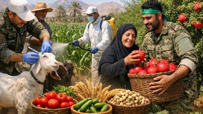  تلاش بسیج کشاورزی کرمان از مزرعه تا امنیت غذایی