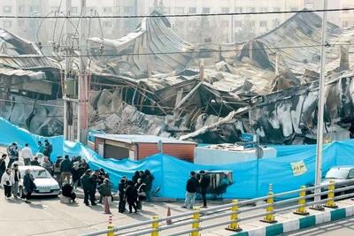  علت و کانون حریق بازارچه جنت‌آباد مشخص شد