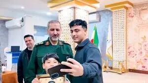  دیدار فرمانده نیروی هوافضای سپاه با فرزندان شهدا