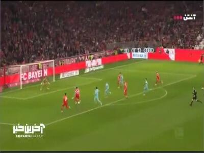  حمل توپ 70 متری کین؛گل سوم بایرن‌مونیخ توسط لوییز دیاز در دقیقه 45+2
