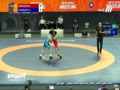  مختاری در وزن 84 کیلوگرم به نیمه نهایی رسید