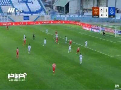  توپ به شکلی خطرناک از کنار دروازه ملوان به بیرون رفت