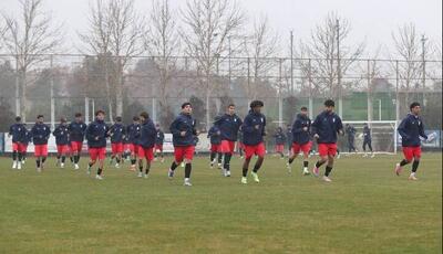  ادامه تمرینات فشرده تیم فوتبال جوانان در مرکز ملی