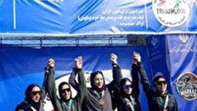  درخشش بانوان ورزشکار قم در لیگ ملی ورزش سه‌گانه