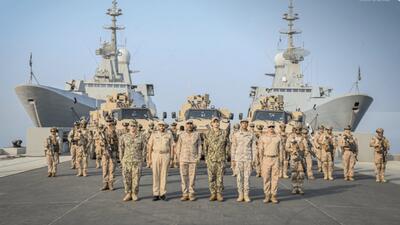  رزمایش دریایی عربستان و آمریکا در جده
