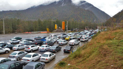  جاده هراز یکطرفه شد  