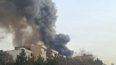  تصاویری از آتش سوزی در بازارچه جنت