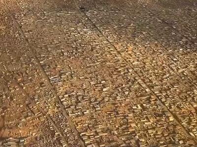 تصاویر هوایی از وادی السلام نجف، بزرگترین قبرستان در جهان