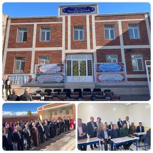  مدرسه ۶ کلاسه روستای قلعه‌سرد دزپارت به بهره برداری رسید
