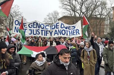  اعتراضات اروپایی در حمایت از قدس/ تظاهرات گسترده در پاریس و برلین در محکومیت اقدامات اسرائیل در غزه