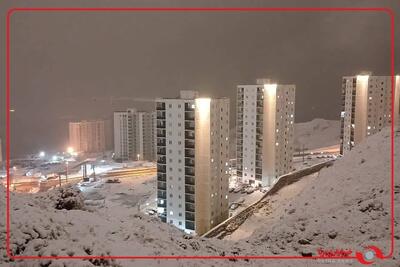  بارش برف در پردیس تهران