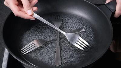  پخت و پز سریع و راحت فقط با ۳ عدد چنگال / ۵ نکته سریع و شگفت انگیز در آشپزخانه
