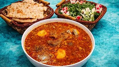  طرز تهیه آبگوشت اصیل ایرانی / ناهار سریع و ساده و غلیظ