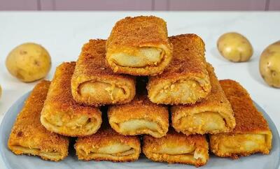  طرز تهیه کرپ سیب زمینی : یک غذای جدید و بسیار خوشمزه بدون گوشت !