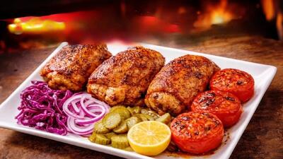  چطوری بدون روغن و آب مرغ بپزم؟ آموزش پخت مغز ران مرغ سالم در تابه
