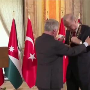  پادشاه اردن چه هدیه ای به اردوغان داد؟+فیلم