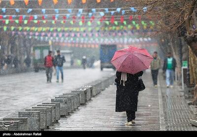  تصاویر: بارش برف در همدان