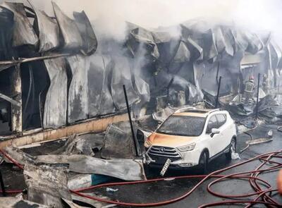  علت آتش‌سوزی در بازارچه جنت‌آباد مشخص شد + جزئیات