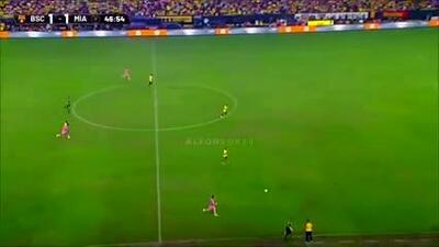  ببینید| گل و پاس گل مسی در بازی دوستانه