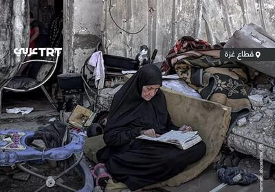  تصویری تأثیرگذار از پیرزن فلسطینی