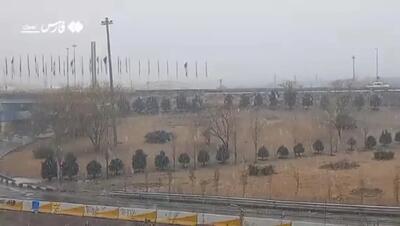  بارش شدید برف در پردیس