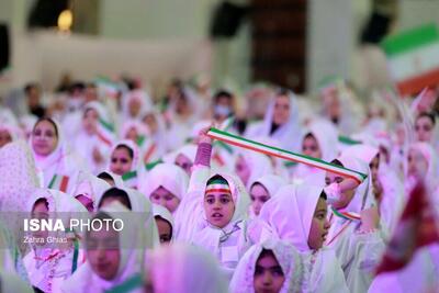  تصاویر: مراسم جشن تکلیف ۵هزار نفری دختران - تبریز