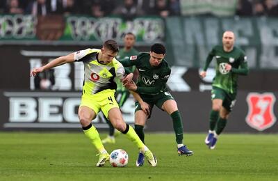  گزارش تصویری دیدار ولفسبورگ و دورتموند