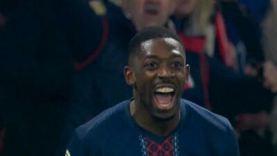  گل اول پاری سن ژرمن به مارسی (عثمان دمبله)