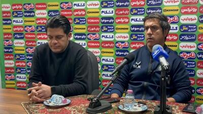  صحبتهای کریمیان مربی تیم پیکان پس از دیدار با چادرملو
