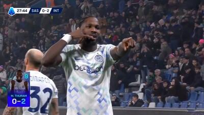  گل دوم اینتر به ساسولو (مارکوس تورام)