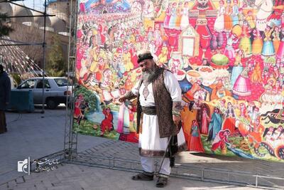  از نقالی خوانی تا غباروبی مزار شهدا در بهشت زهرا(س)+ تصاویر