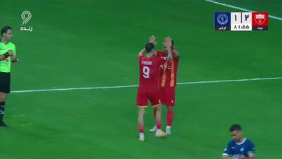  ویدیو: گل سوم فولاد به گل گهر توسط ابولفضل رزاق‌پور