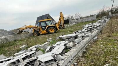  آزاد سازی 10 هزار متر اراضی زراعی در تنکابن