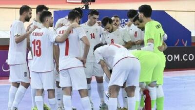  فوتسال ایران بر بام آسیا ایستاد