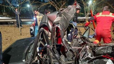  برخورد کامیون و پراید در مشیریه؛ ۲ نفر جان باختند