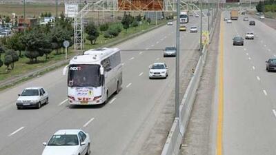  محدودیت تردد در آزادراه قم- تهران