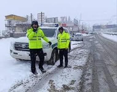 بارش برف و باران در ۱۸ استان/ ترافیک سنگین در ازادراه کرج ـ قزوین