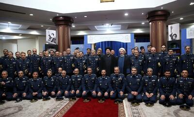  دیدار فرمانده و جمعی از فرماندهان و کارکنان نیروی هوایی ارتش با سید حسن خمینی/ تصاویر